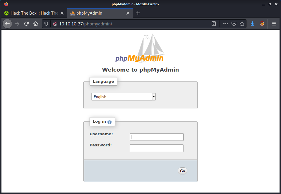 80 PHPMyAdmin