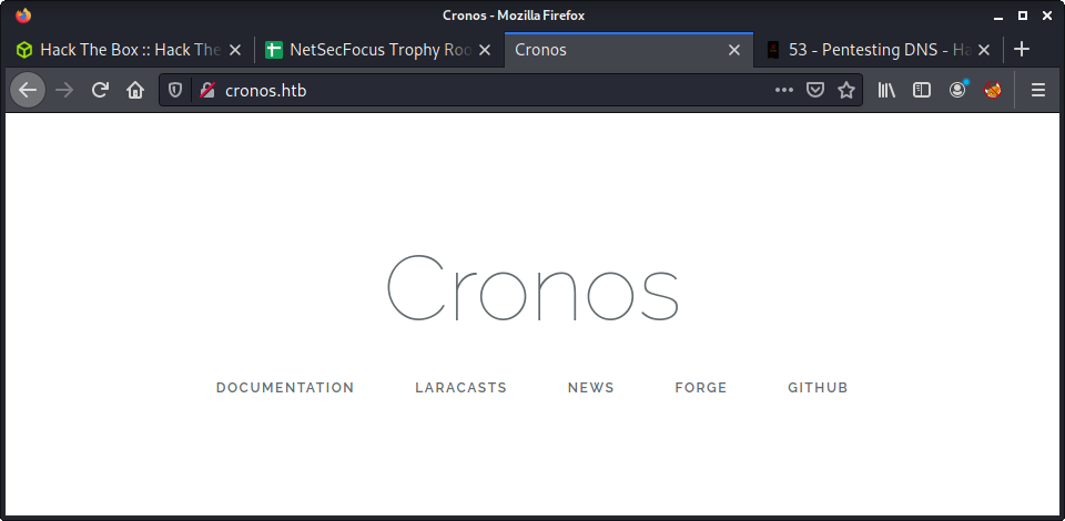 Cronos Homepage